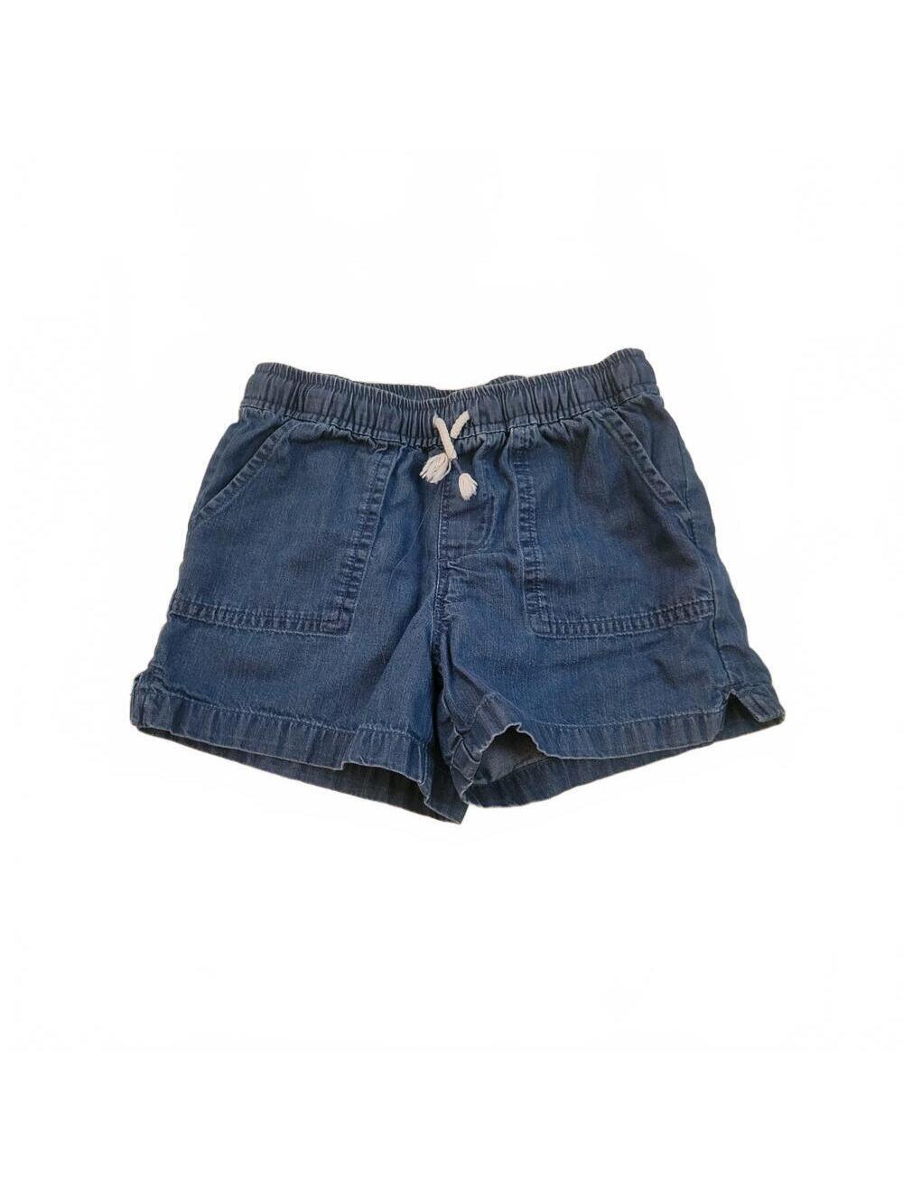 Jumping Bean Girls Pull On Chambray Denim Pocket Shorts Size 6X
